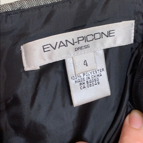 NWT Evan Picone Little Black Dress - Picture 3 of 14